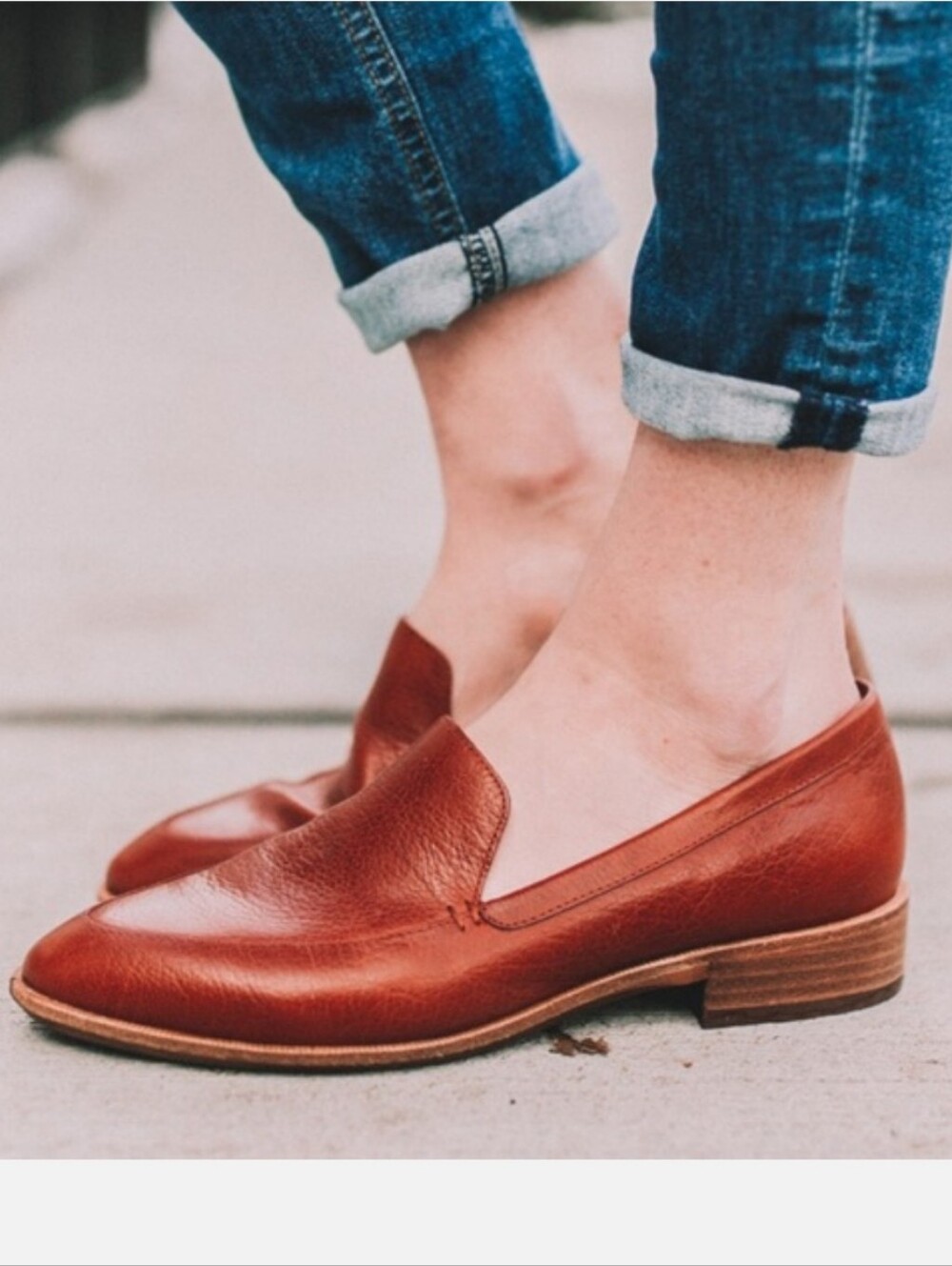 Madewell The Francis Loafers Burnished Mahogany Brown Leather Slip-On - Picture 12 of 12